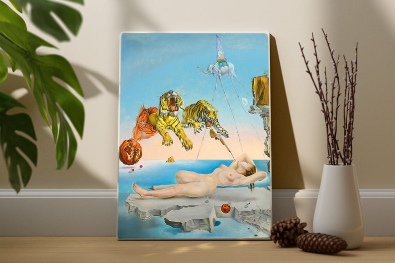 Salvador Dali Dream Caused by the Flight of a Bee Around a Etsy