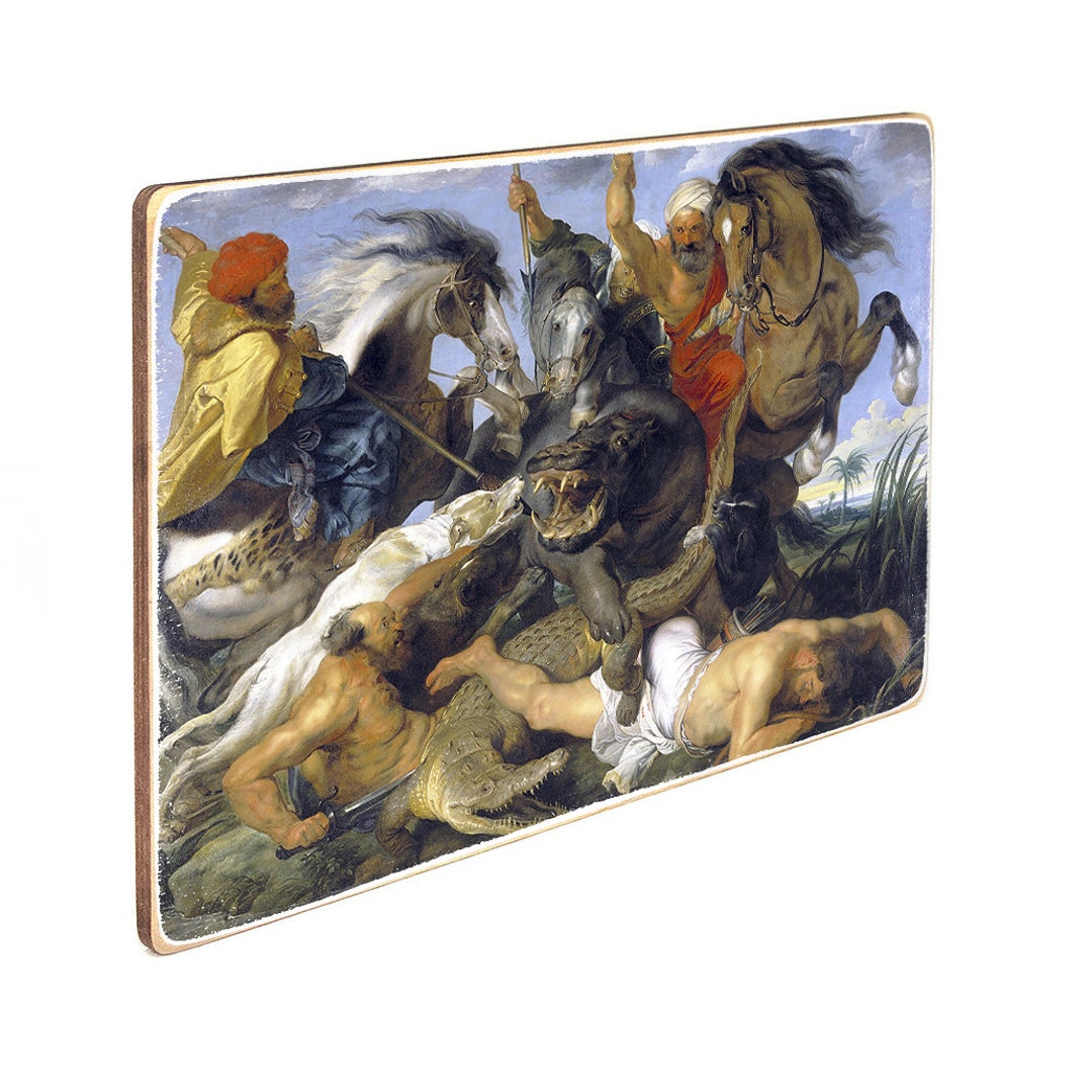 The Hippopotamus and Crocodile Hunt Peter Paul Rubens - Etsy UK