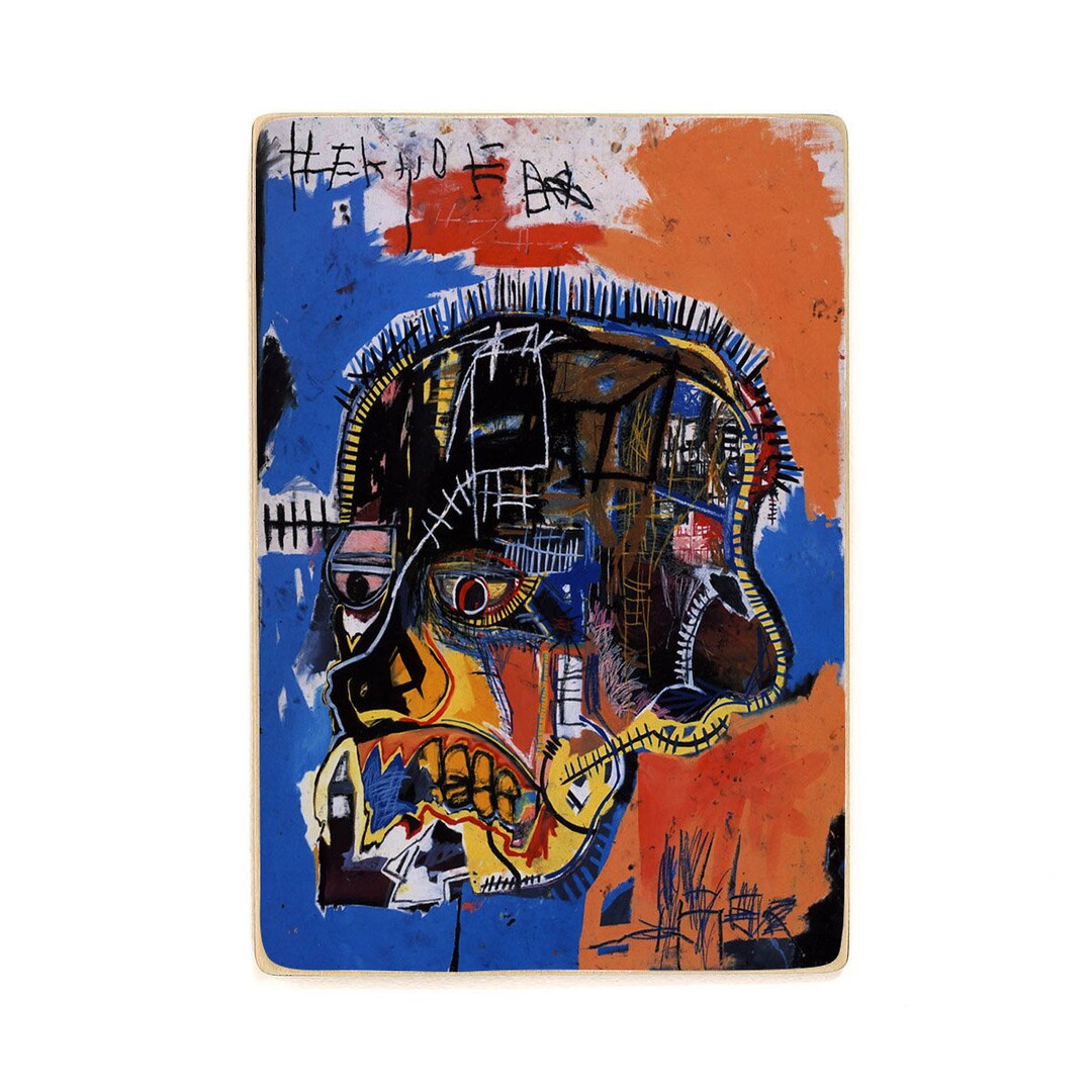 Wooden Poster Jean-michel Basquiat Sans Titre head 1981 - Etsy