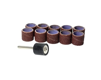 SANDING DRUM BIT Set. 13x13 mm 80 Grit