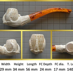 ECHTE MEERSCHAUM PIPE Hand Made