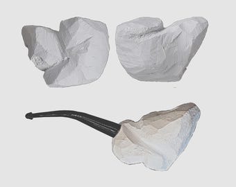 Genuine MEERSCHAUM BLOCK PIPE Diy Kits L - Xl Sizes.