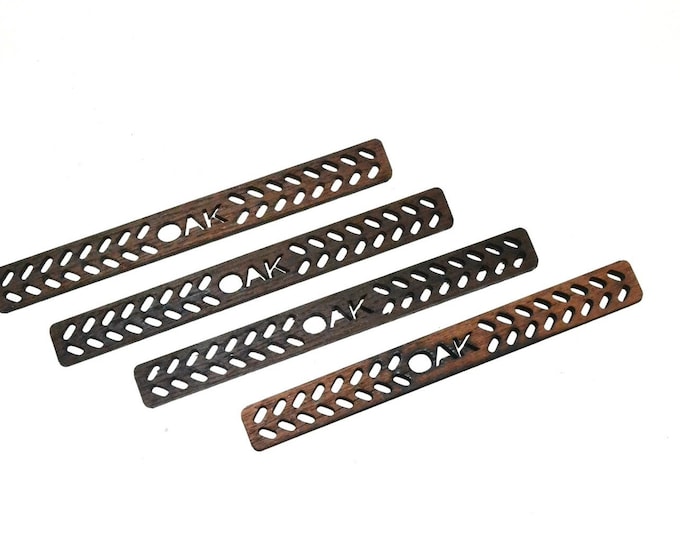 Toasted and charred WHITE OAK STICKS. Infusion oak bars for beverages. 4pcs lot.