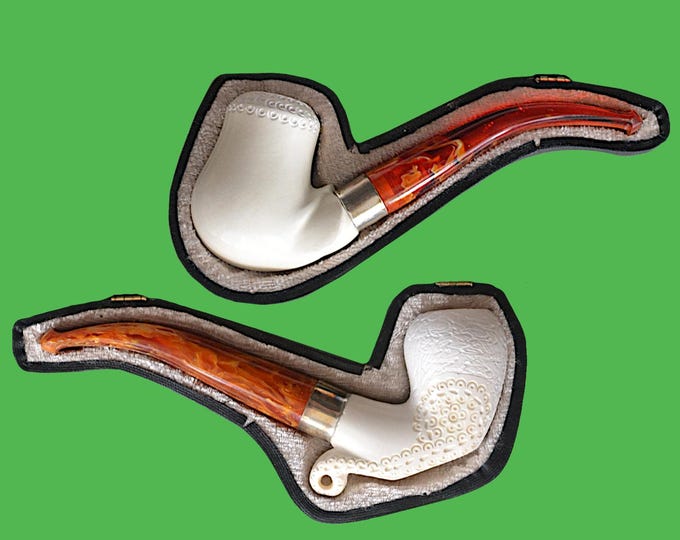 MEERSCHAUM HANDMADE PIPES Boxed