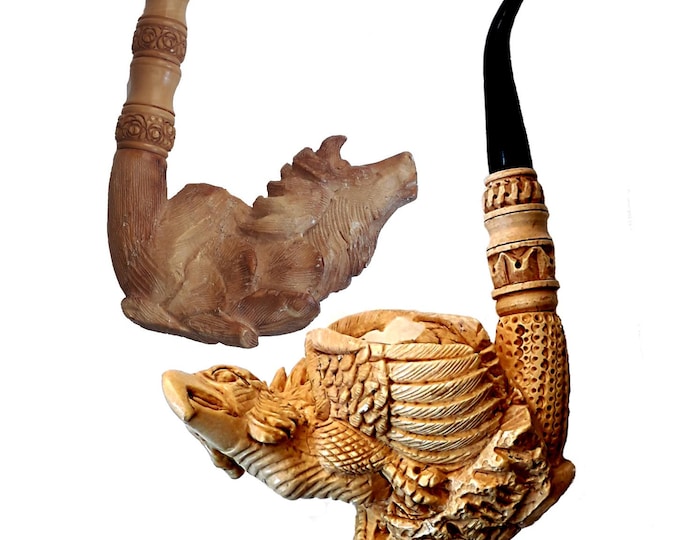 MEERSCHAUM HANDMADE PIPES L Size