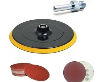 SANDING SET 4  1/2"- 115 mm .