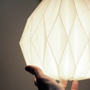 Small Origami Lamp / Plug-in Hanging Lamp image 1