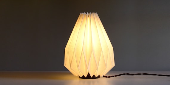 origami table lamp