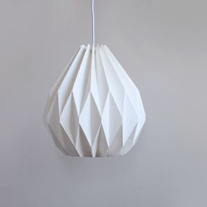 Small Origami Lamp / Plug-in Hanging Lamp - Etsy