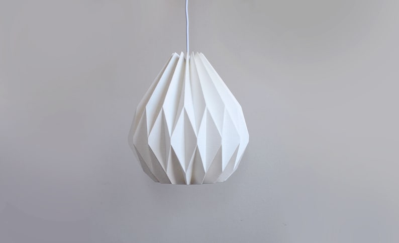 Small Origami Lamp / Plug-in Hanging Lamp image 2