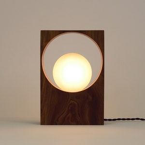 Modern Table Lamp- Wood Table Lamp / Dimmable