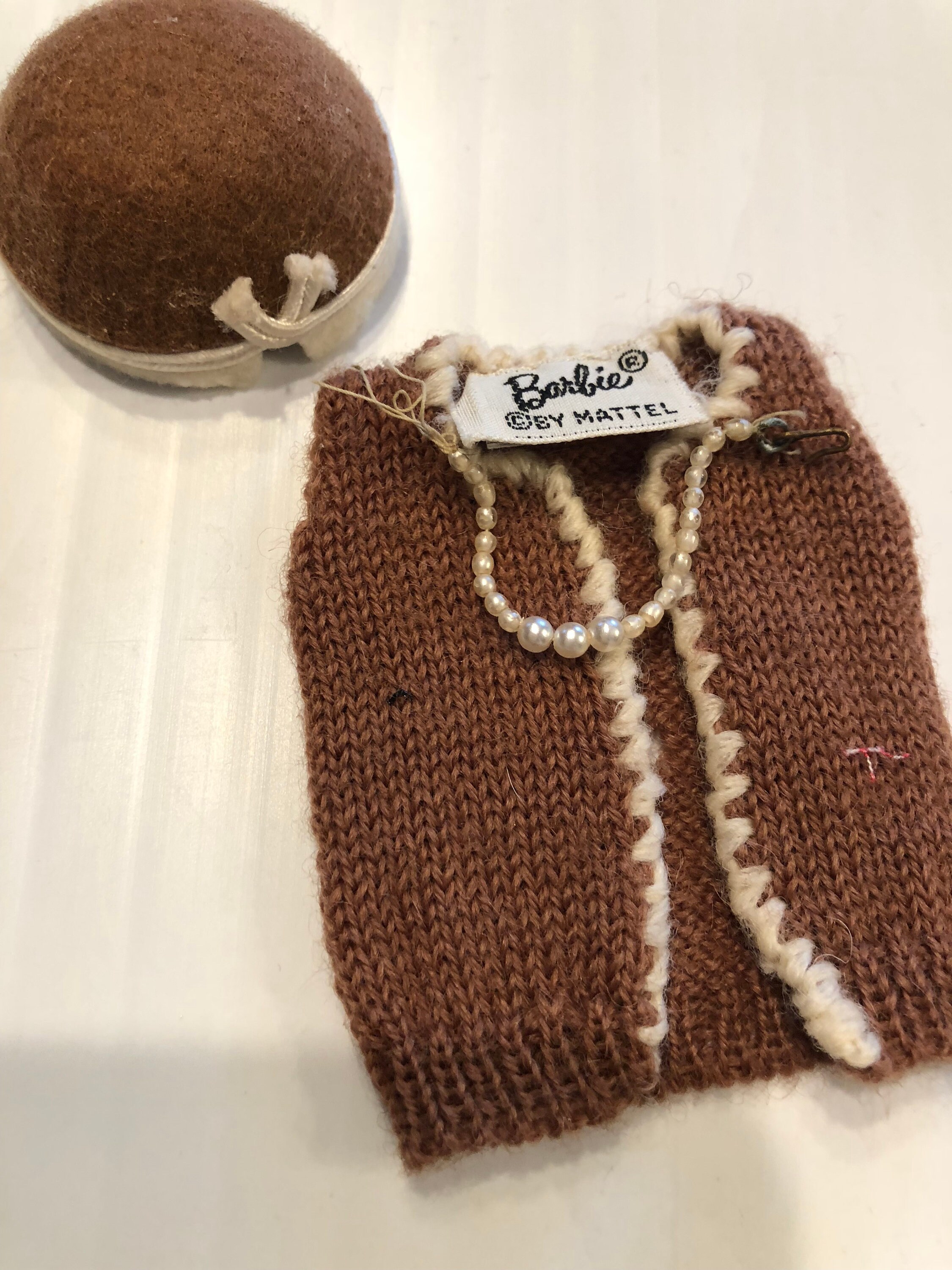 knitting for barbie 1962