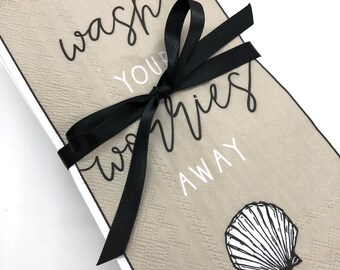 Paperproducts Design First Date Guest Towels – 15 Papierservietten, 3-lagig, Biologisch Abbaubar, Mehrfarbig