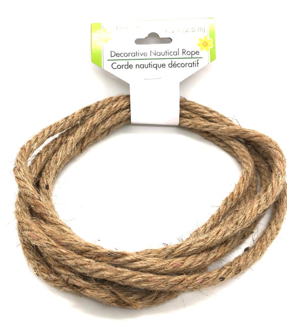 Nautical Rope,jute Rope,decorative Rope,diy Projects,craft Supplies,boating  Decor,beach Decor, Craft Rope, Brown Rope, Jute, Baking Twine 