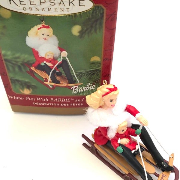 Barbie Keepsake Hallmark Ornaments Etsy