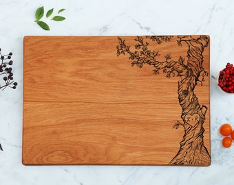 Custom Cutting Board, Engagement Gift For Couple, Personalized Charcuterie Board, Engraved Wedding Present, Anniversary Gift For Him & Her