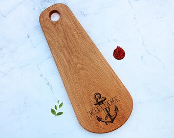 Housewarming Engagement Present Husband Nautical Wedding Gift For Couple Anniversary Gift For Him Personalized Cutting Board Father