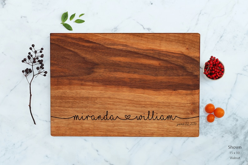 Personalized Charcuterie Board, Custom Cutting Board, Wedding Gift For Couple, Engagement Present, Hostess Gift, Anniversary, Housewarming 