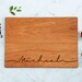 Personalized Cutting Board, Chef Gift, Engagement Gift, Groomsmen Gift, Wedding Shower, Bridal Presents, Housewaming - Hostess Cooking Gift