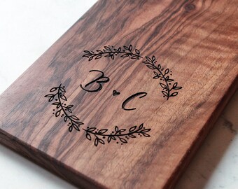 Personalized Cheese Board, Custom Engraved Charcuterie Board, Engagement Gift For Couple, Wedding - Anniversary - Housewarming - Bridal