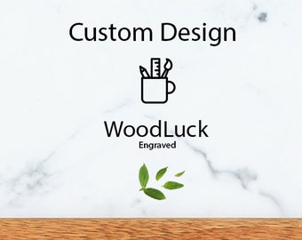 Custom Design Options For Personalized Cutting Board and Coasters (does not include Cutting Board)