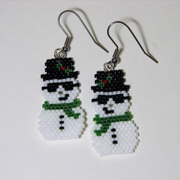 Snowman Bead Etsy