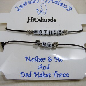 Mother Daughter Bracelet, and Me Bracelet, Mommy and Me Bracelets, Friends Bracelets