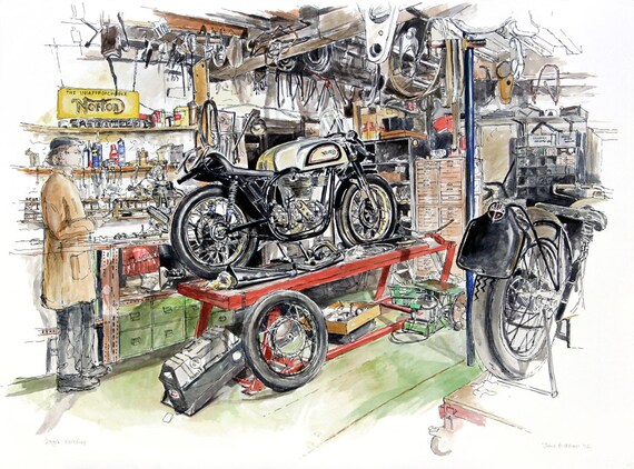 Motorbike art new arrivals