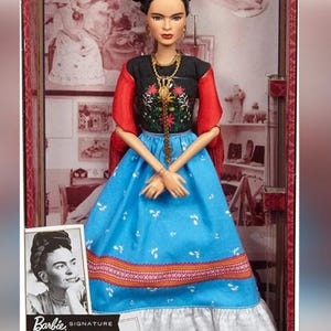 Frida Kahlo Barbie Etsy