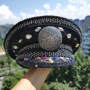 Starry Heaven Festival hat Military Burning Man Rave Handmade