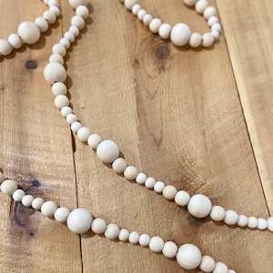Wooden Bead Garland