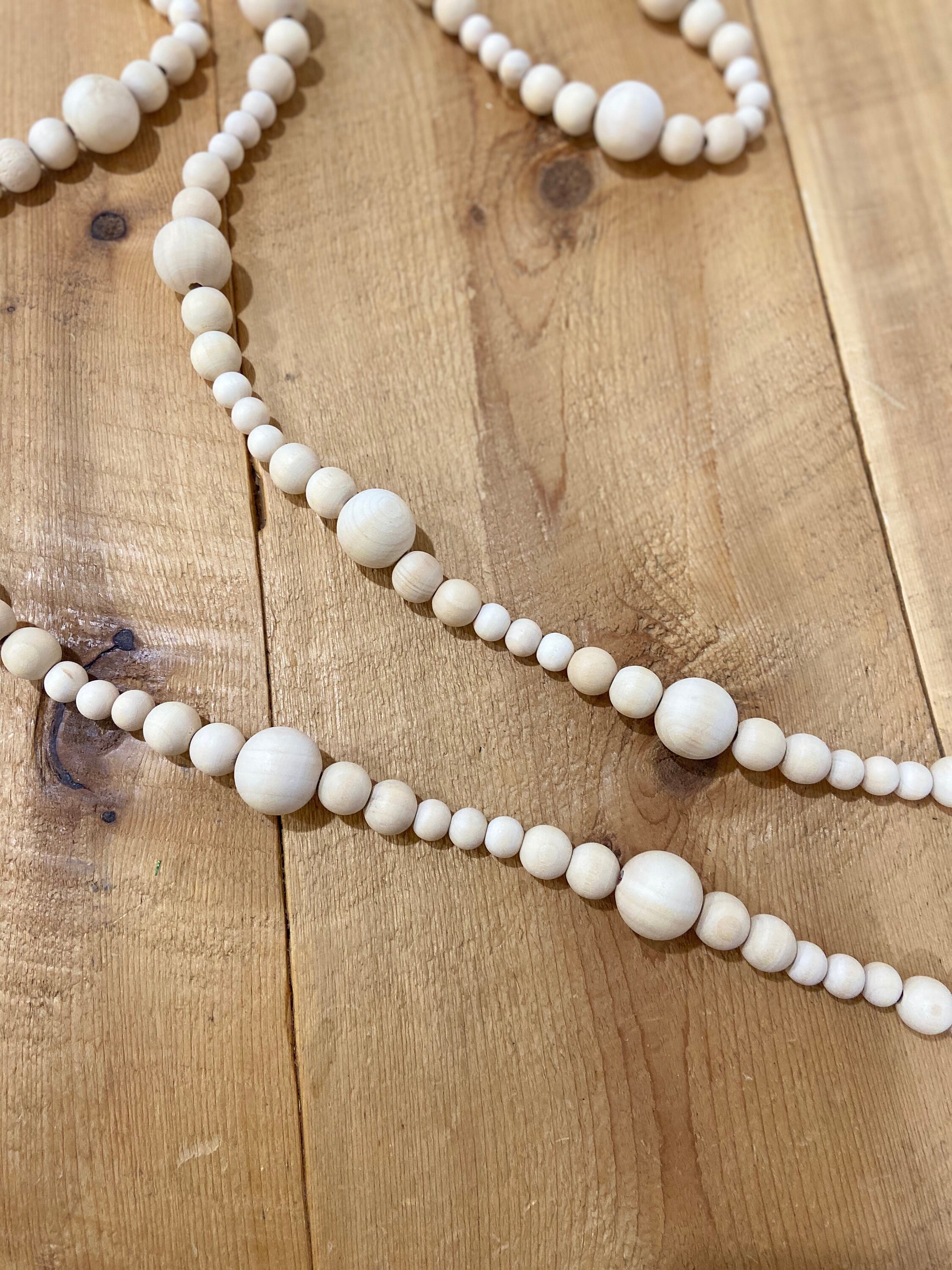 Wooden Bead Garland