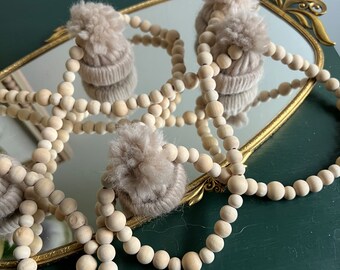 Beaded Snow Hat Garland