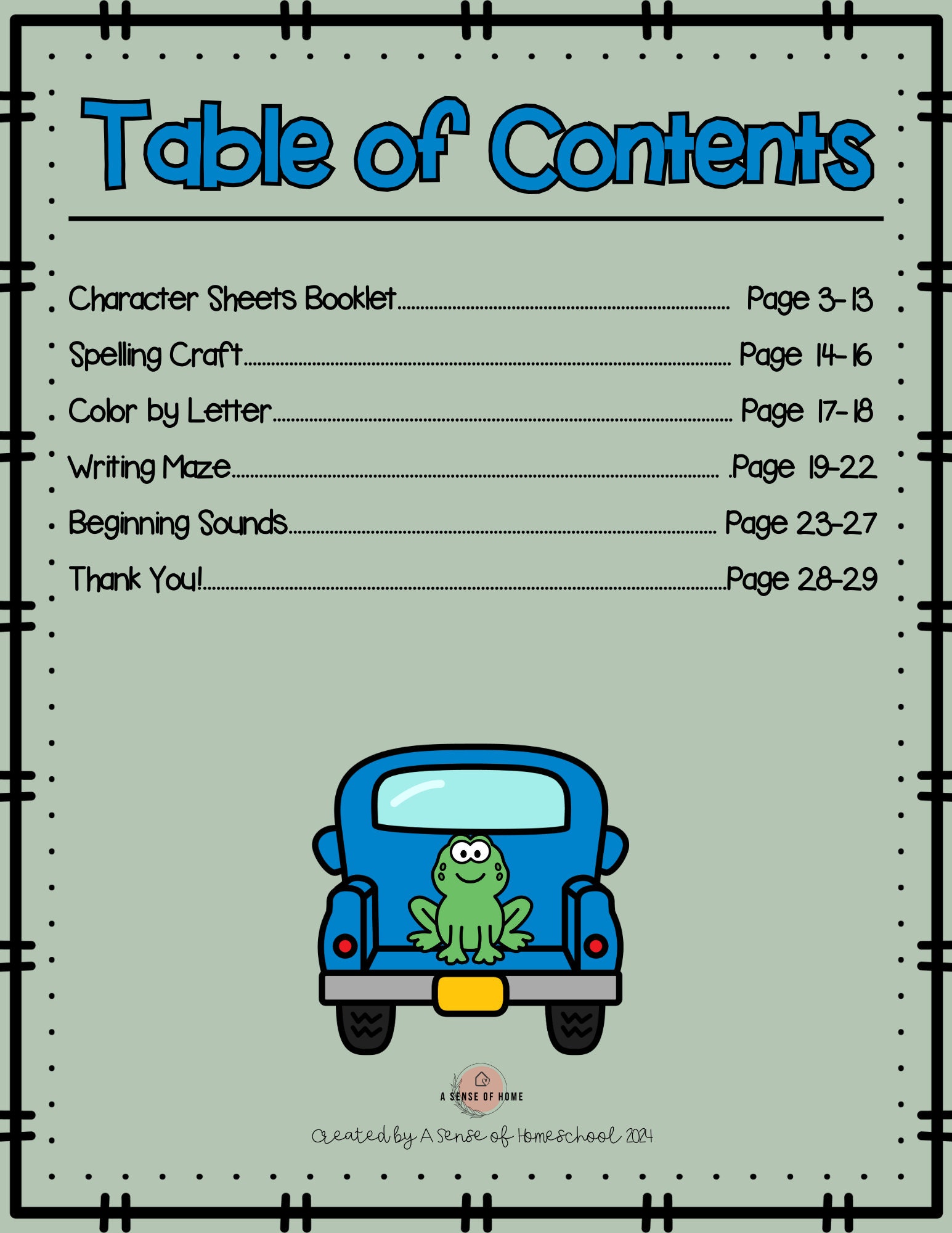Little Blue Truck Fun Pack! Printables, Learning, No Prep, Phonics