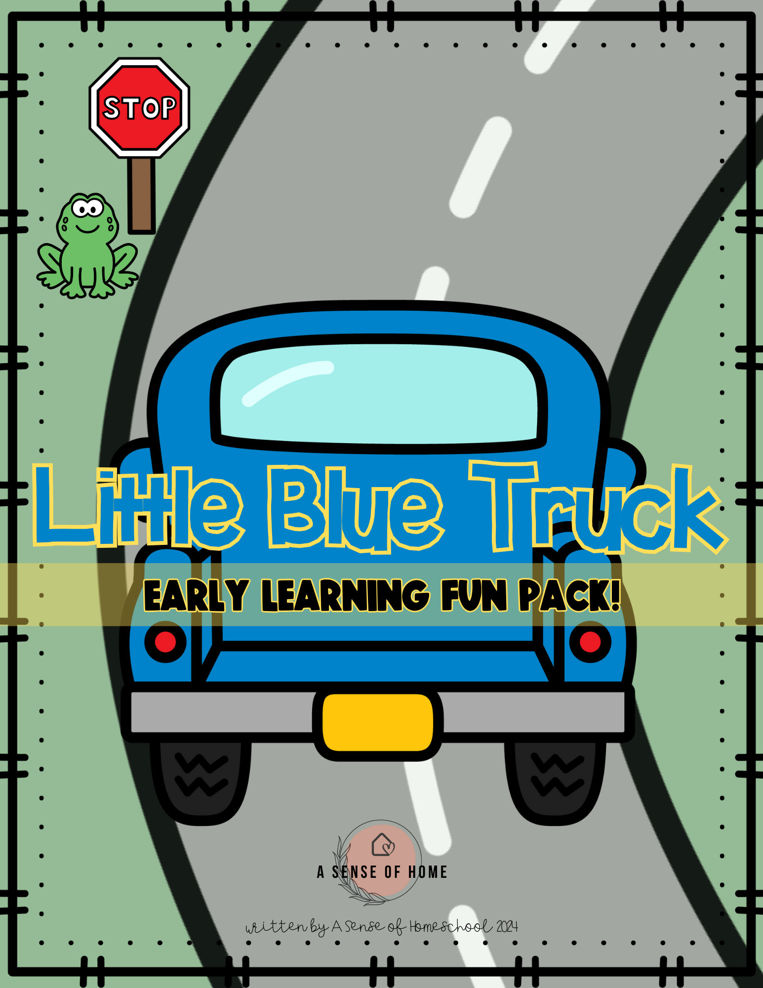 Little Blue Truck Fun Pack! Printables, Learning, No Prep, Phonics