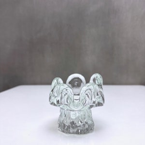 Sunflower candlestick by Göran Wärff for Kosta Boda, 1960s