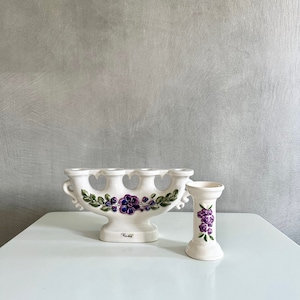 Rosa Ljung Keramik Torekov, Swedish ceramics, vintage candlestick, Scandinavian design