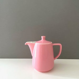 Melitta jug pastel pink, rosé, coffee pot, teapot, mid century crockery, 50s porcelain