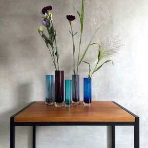 Vintage side table teak, coffee table LOTOS, mobile table, mid century interior,