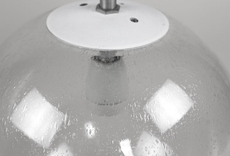 glass lamp Germany pendant light Bauhaus lamp midmodern glass ball hanging lamp Vintage ball lamp Bega