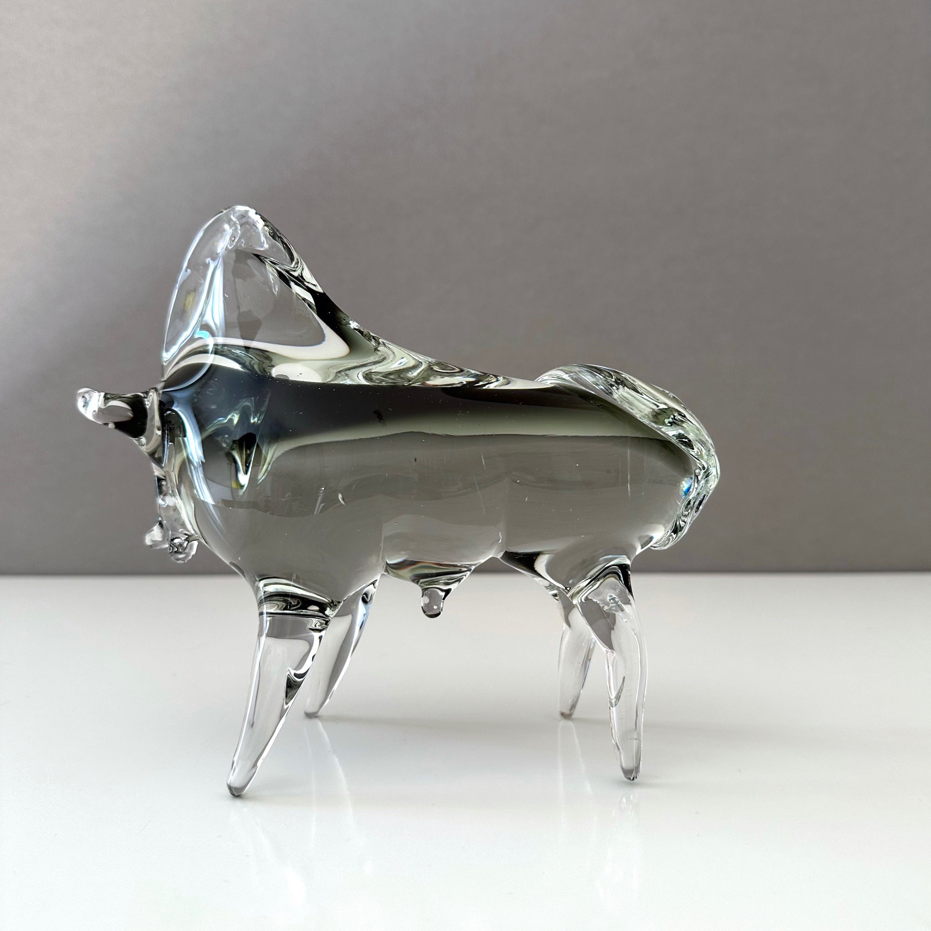 ヴィンテージ ブル ムラーノ グラス V. ナソン、イタリア - Etsy 日本