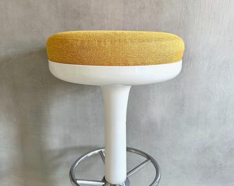 Friedrich Stuckenbröker bar stool – 1970s, Lockhausen plastic