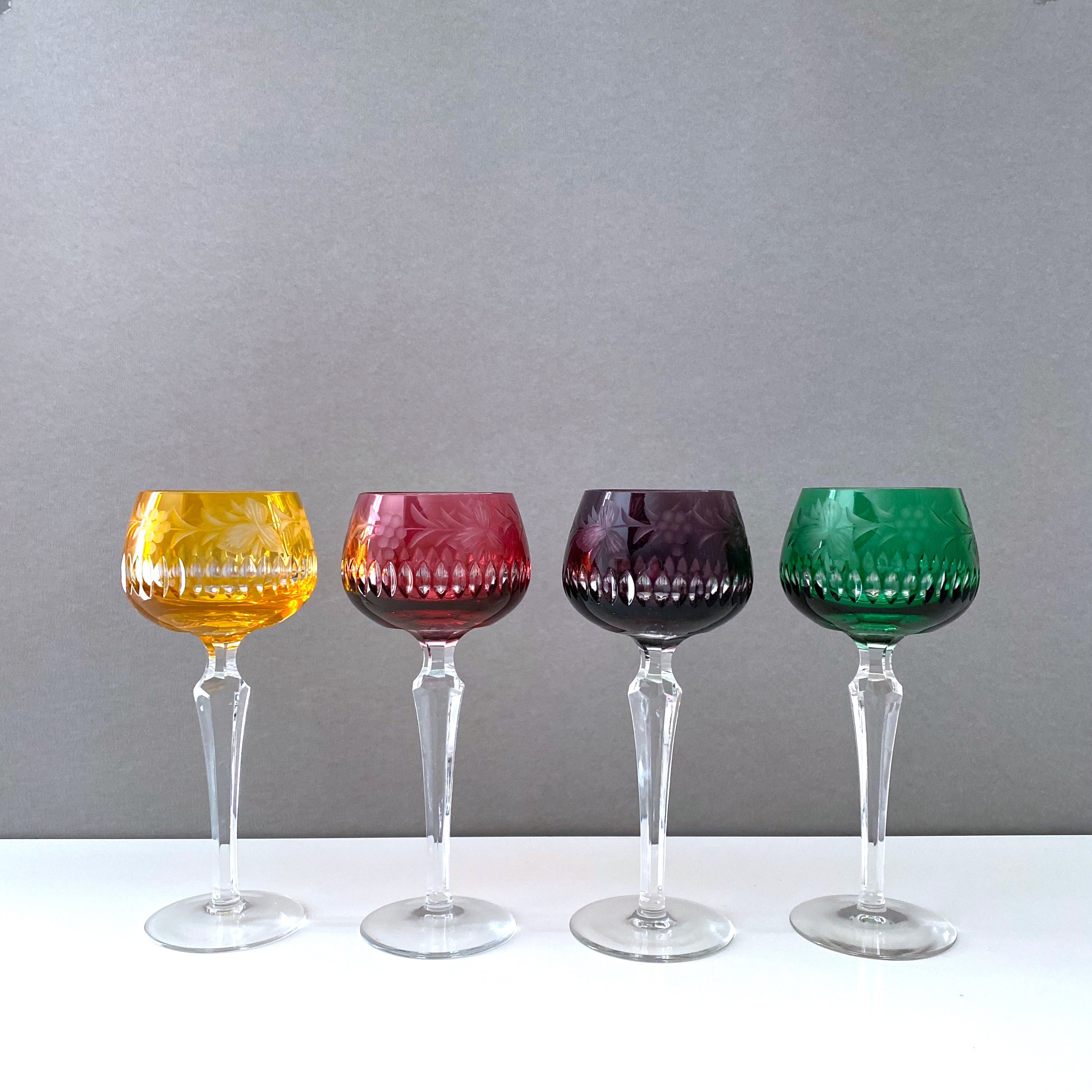 Lead crystal/Romans/Wine glasses/Glasses/Wine goblets/glasses