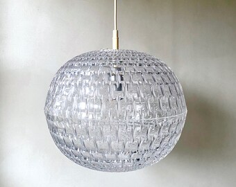 Aloys Gangkofner for Erco Lamp, 1970s Globe Lamp, Diamond Lamp, Ceiling Lamp, Space Age, German Vintage