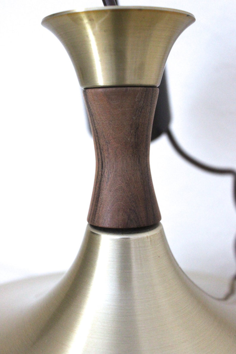 Lack Lamp Vitrika pendant lamp home decor brass glass teak Danish Design vintage interior Modernist Lamp Tulip