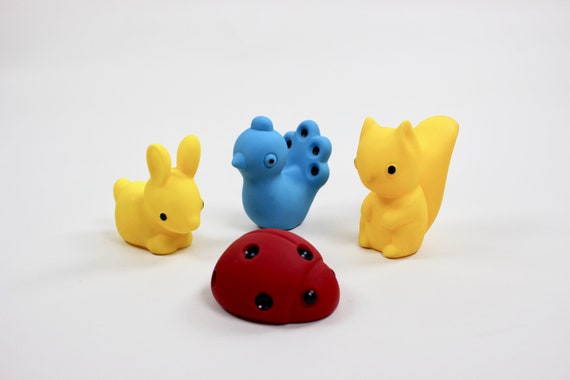 rubber animal figurines