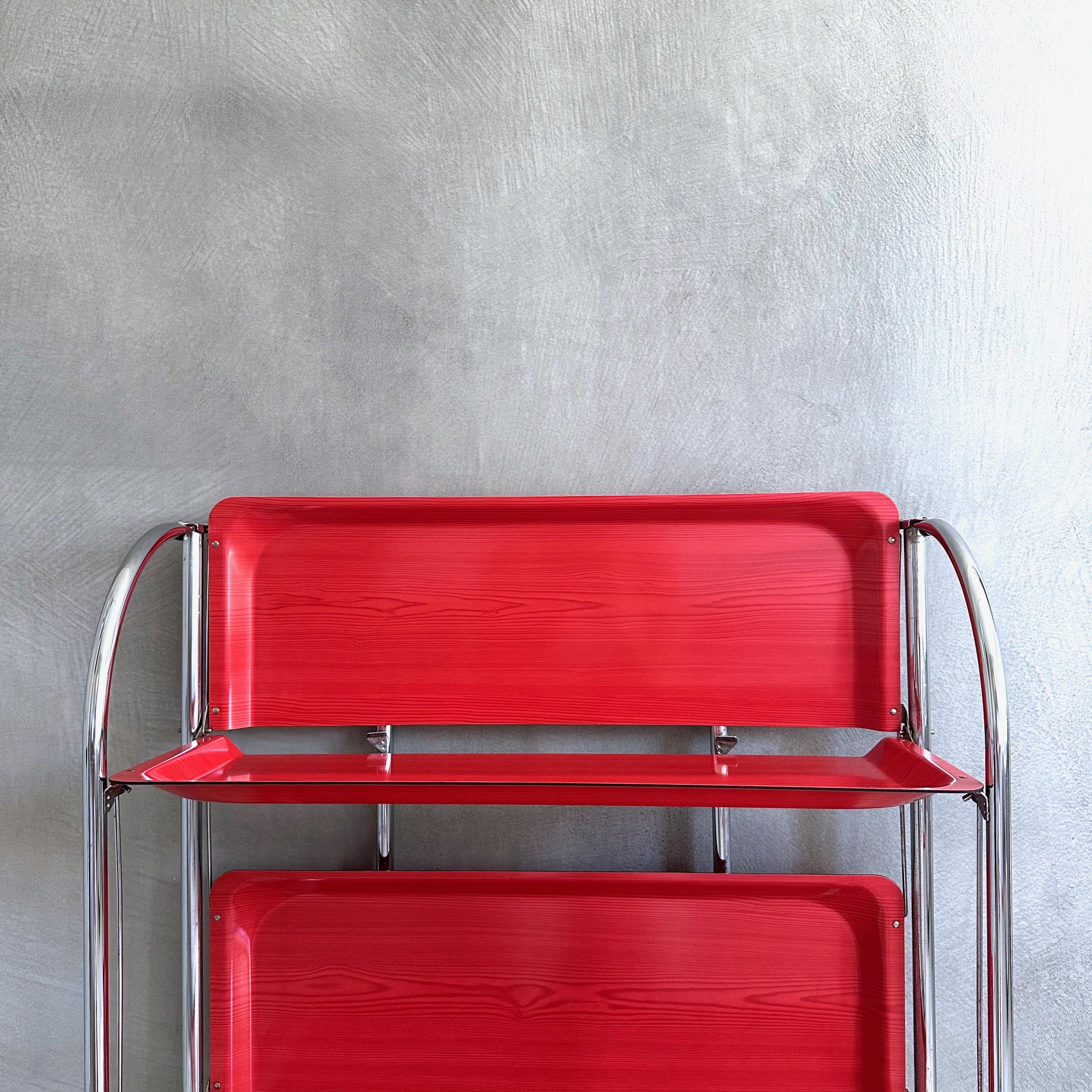 まる⭐︎　折り畳み式1950年代　DINETTティートローリー Dinett - Etsy