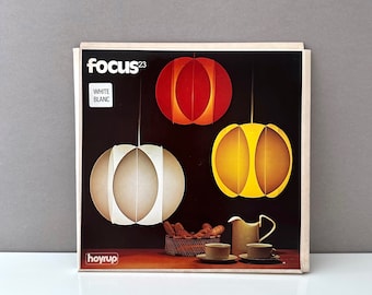Hoyrup Vintage Lampshade '"Focus 23"' designed by Lars E. Schiøler, Danish design, DIY kit