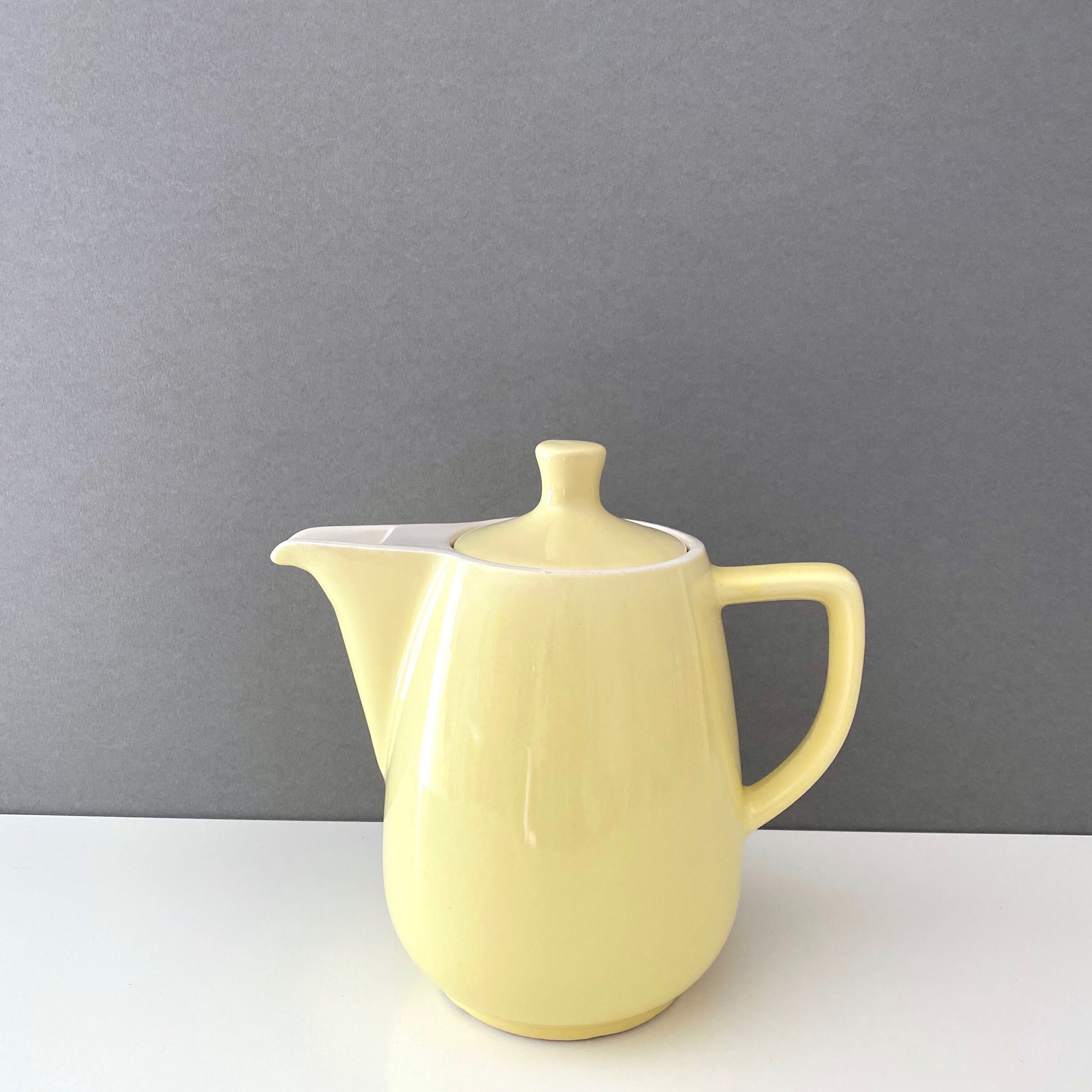 Pastel Yellow Melitta Jug Coffee Pot Ceramic Pot Yellow Etsy