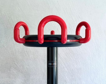 Black Cribbio coat rack by Raul Barbieri and Giorgio Marianelli for Rexite